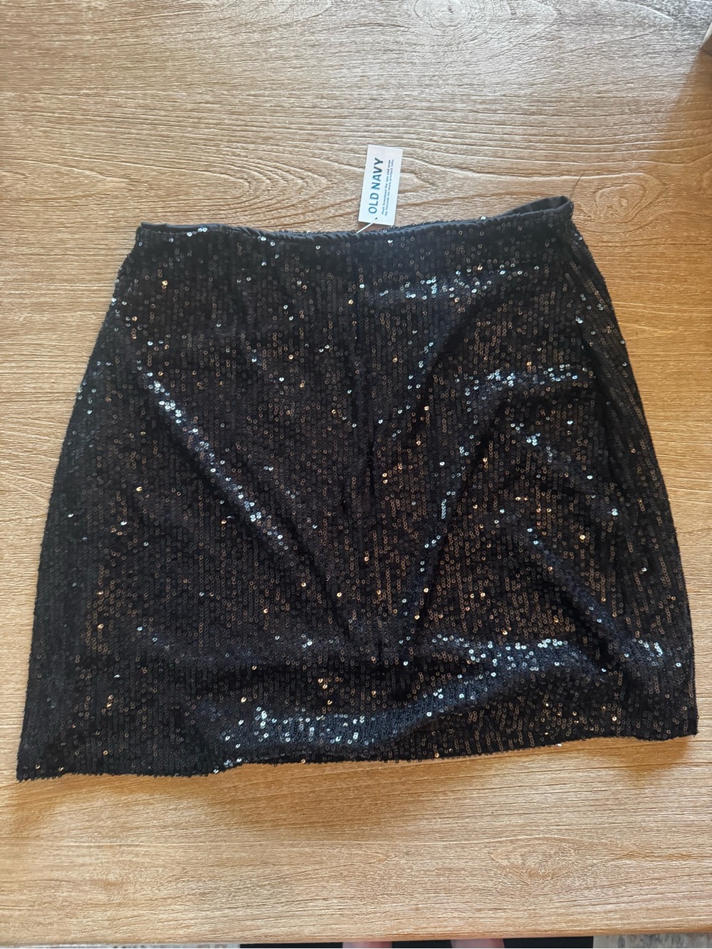 Old Navy Black Sequin Mini Skirt NWT